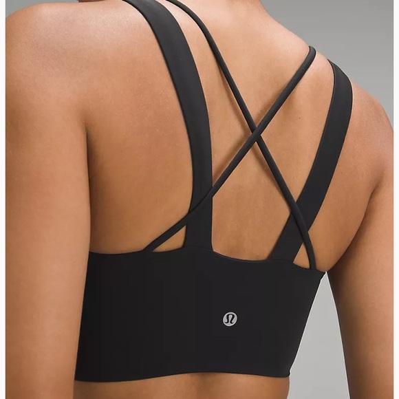 Lululemon D/DD Like A Cloud Longline Sports Bra 6 Black Yoga - Picture 6 of 8